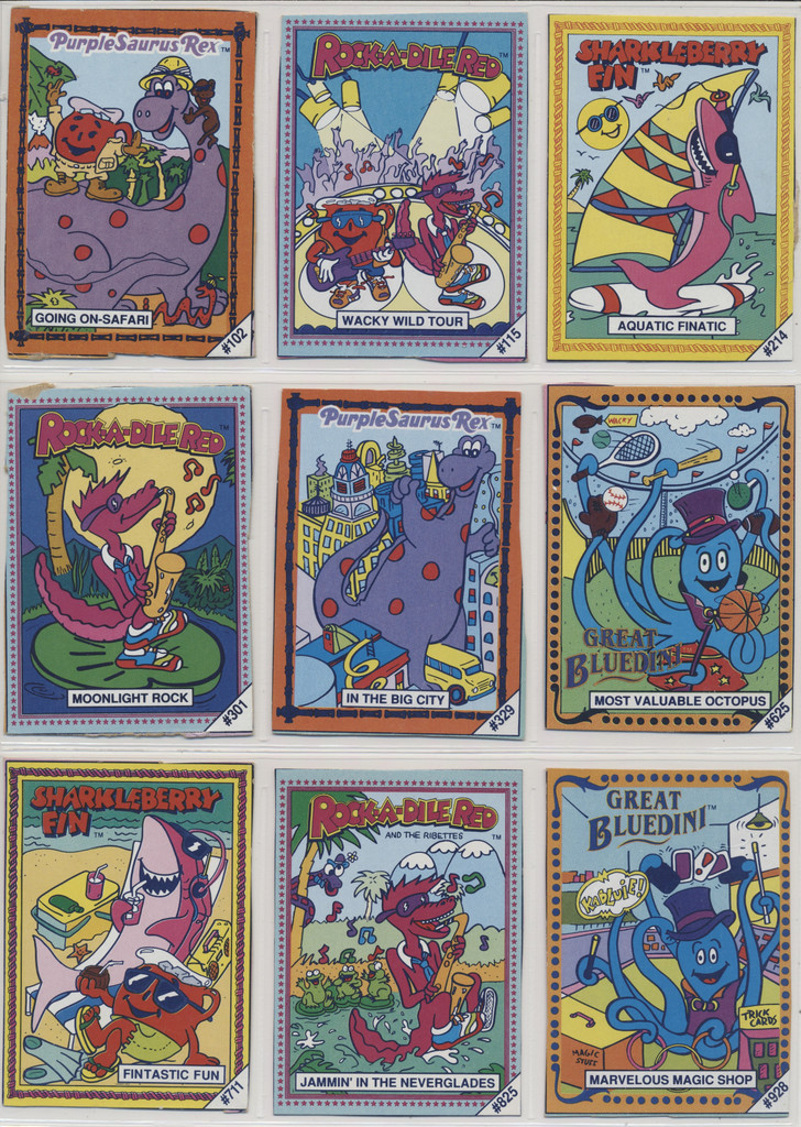 c-1990 Kool Aid Trading Cards Lot of 9 Different  #*sku36166