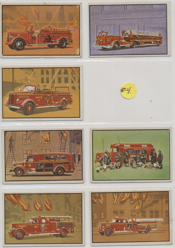 1953 Bowman Firefighter Set 63/64 Missing #4  #*sku36168