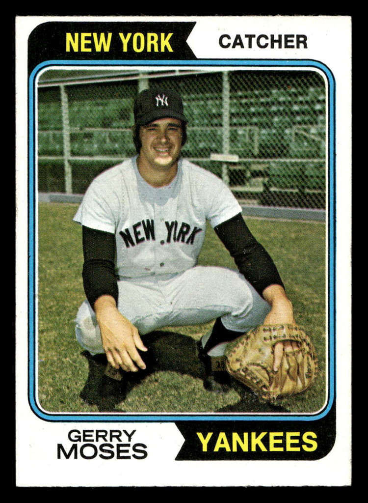 1974 Topps #19 Jerry Moses Near Mint  ID: 407550