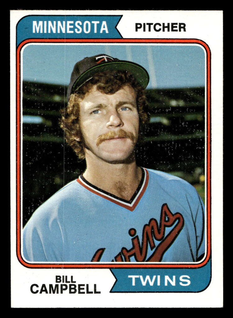 1974 Topps #26 Bill Campbell Ex-Mint RC Rookie  ID: 407561