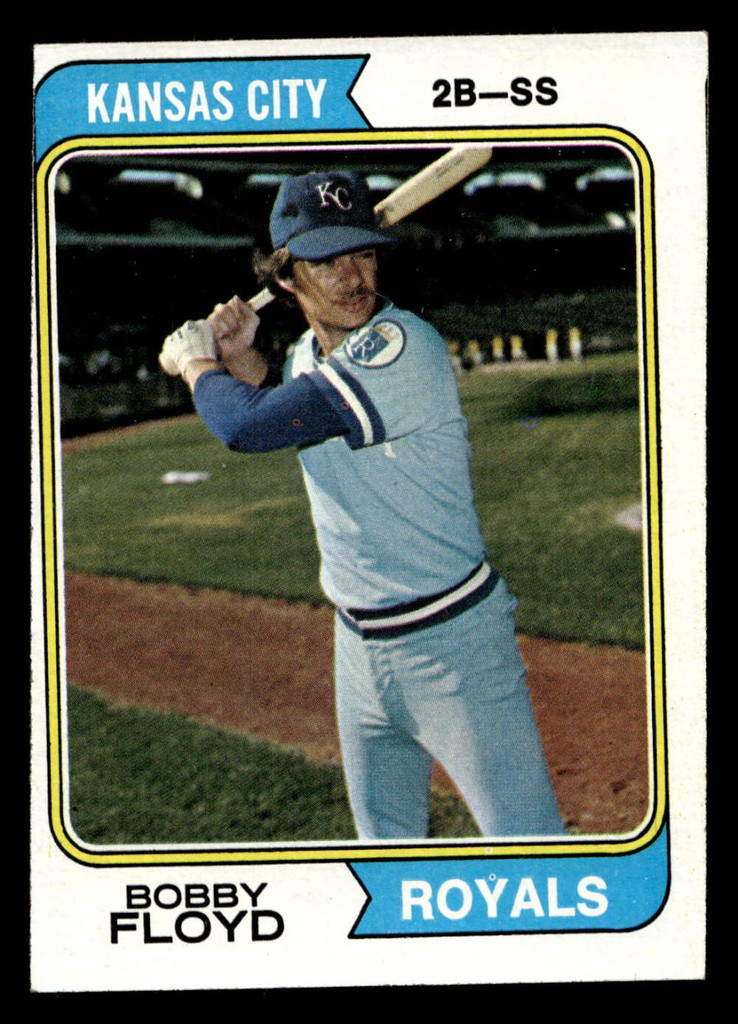 1974 Topps #41 Bobby Floyd Excellent Miscut  ID: 407586