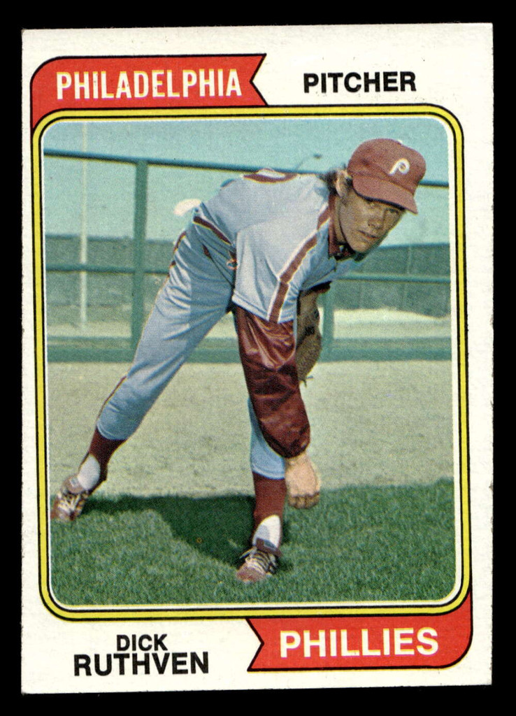 1974 Topps #47 Dick Ruthven Ex-Mint RC Rookie  ID: 407598