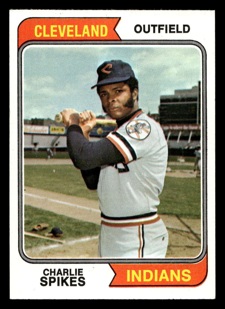 1974 Topps #58 Charlie Spikes Near Mint  ID: 407612