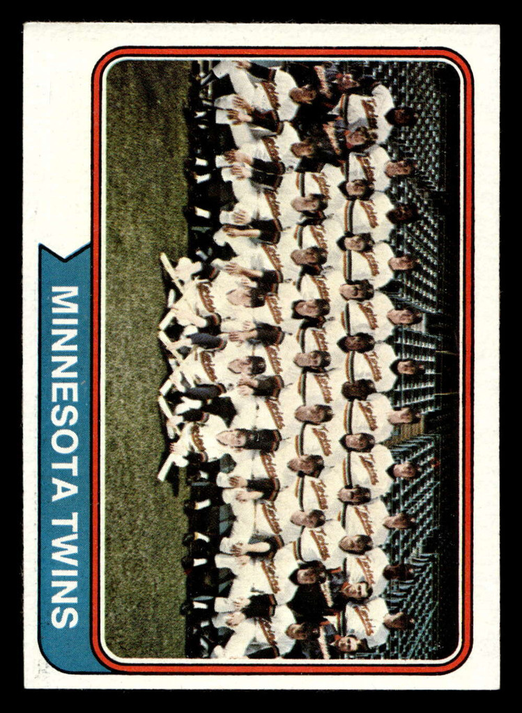 1974 Topps #74 Twins Team Near Mint+  ID: 407634