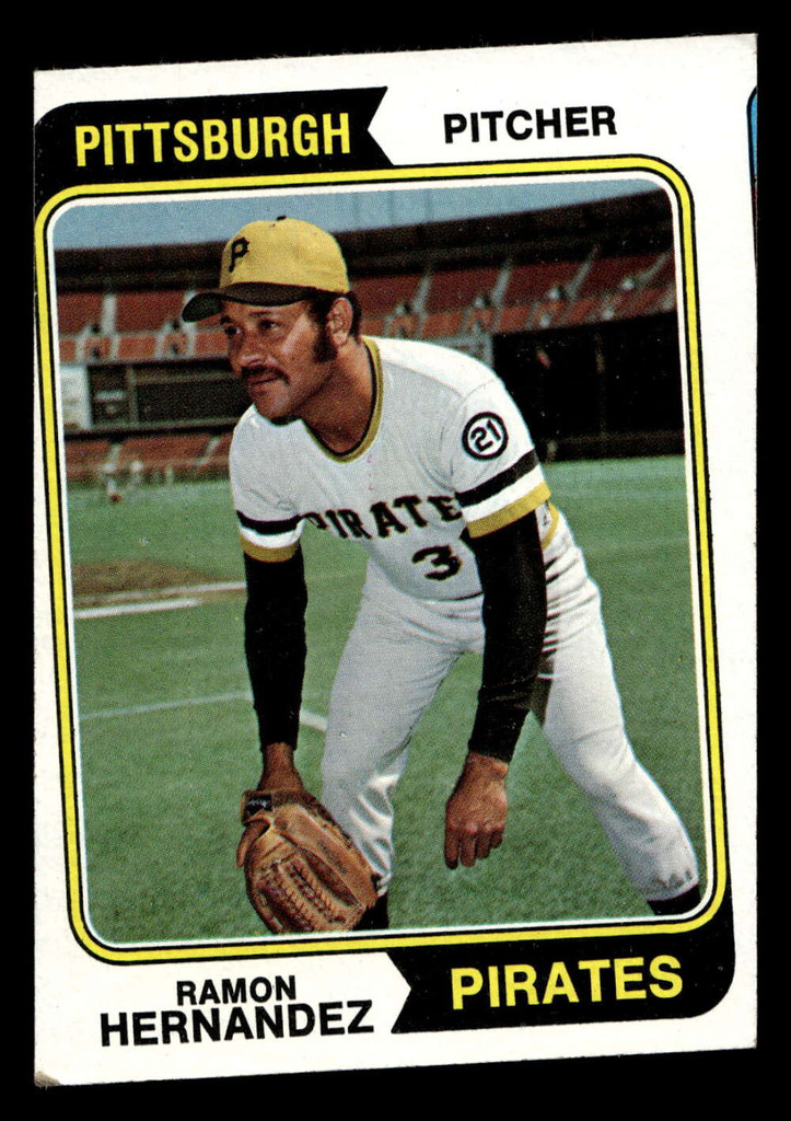 1974 Topps #222 Ramon Hernandez Very Good Miscut 