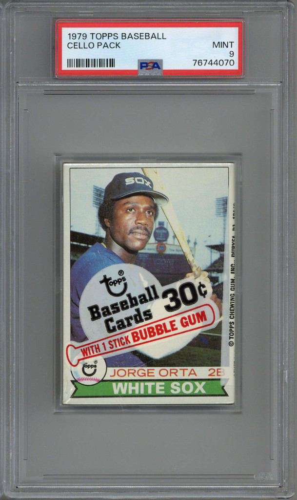 1979 Topps Baseball Cello pack PSA 9 Mint Unopened