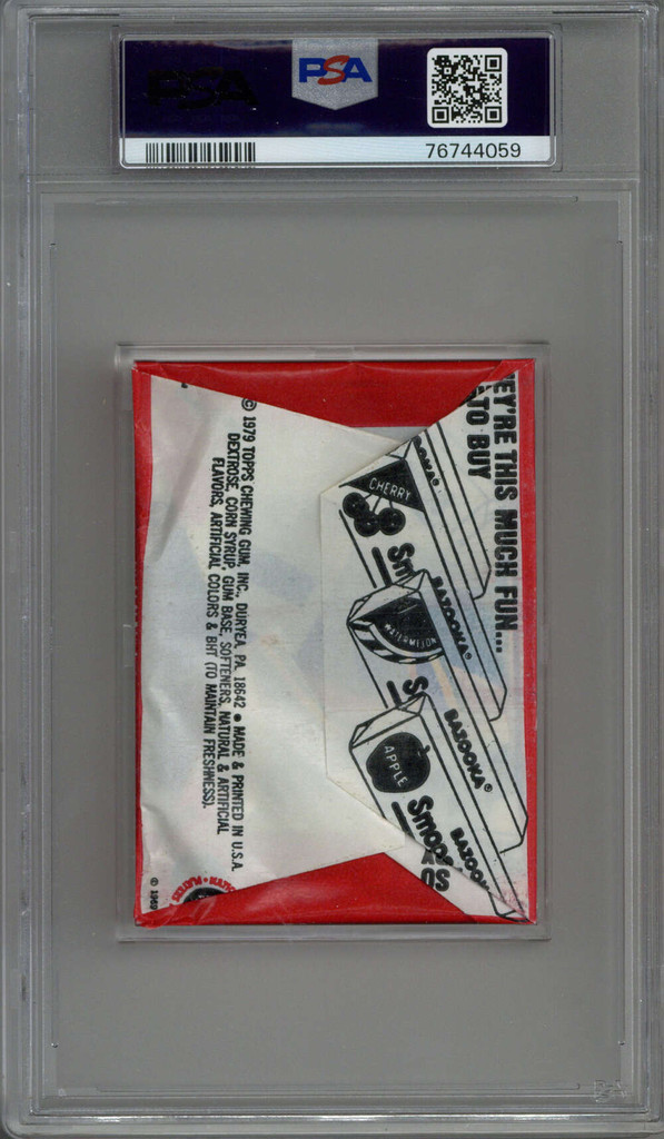 1979-80 Topps Basketball Wax Pack PSA 7 Near Mint Unopened ID: 408799
