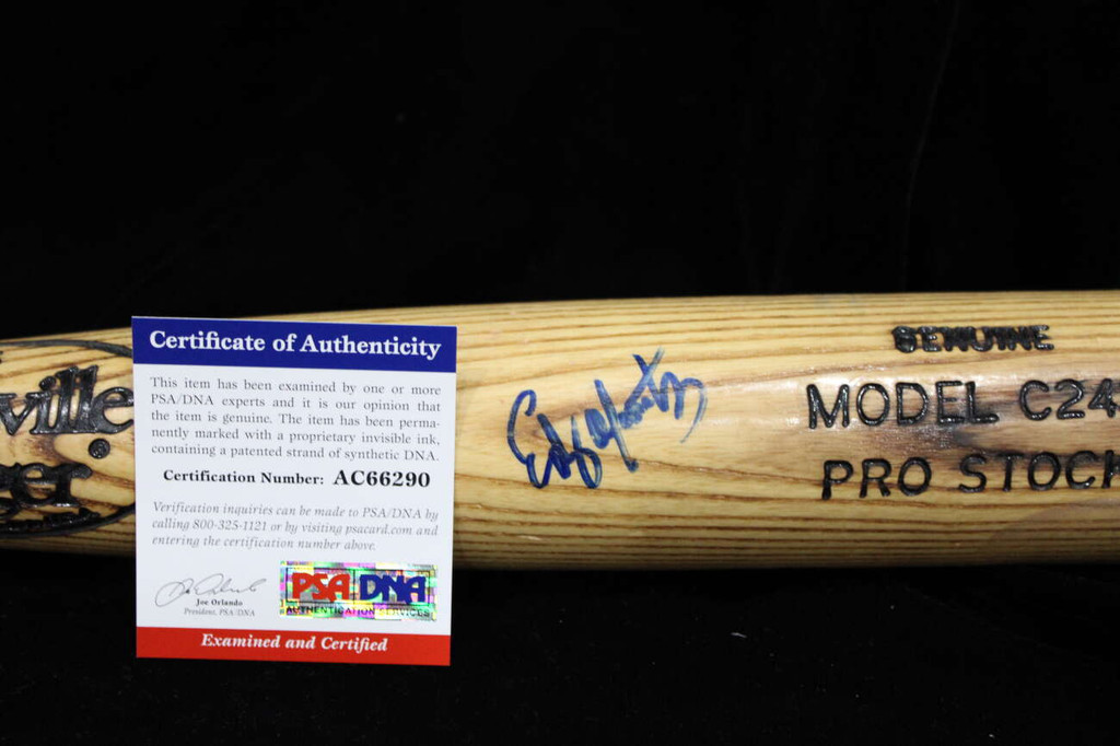 Edgar Martinez Bat Signed Auto PSA/DNA Mariners