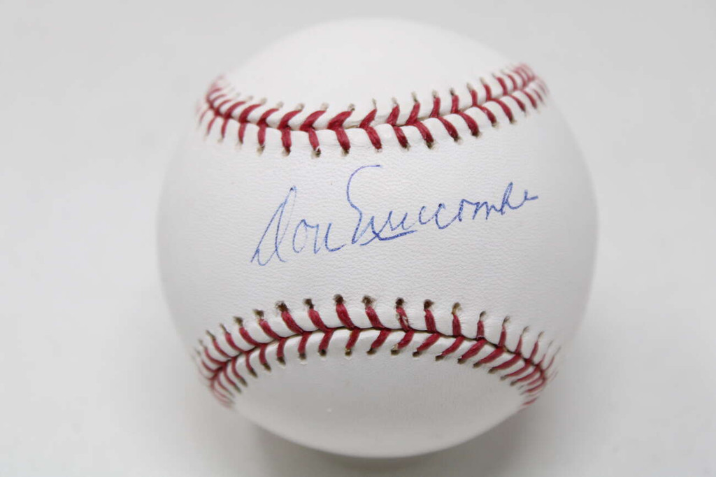 Don Newcombe MLB Signed Auto Baseball Tri-Star Dodgers