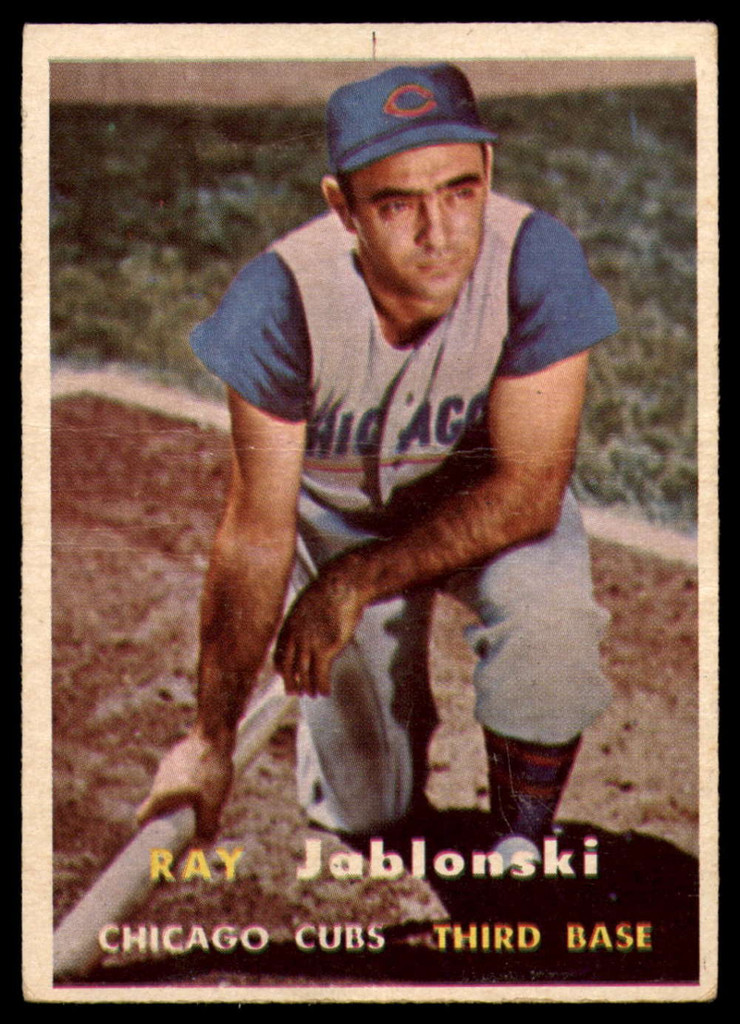 1957 Topps #218 Ray Jablonski VG ID: 61228