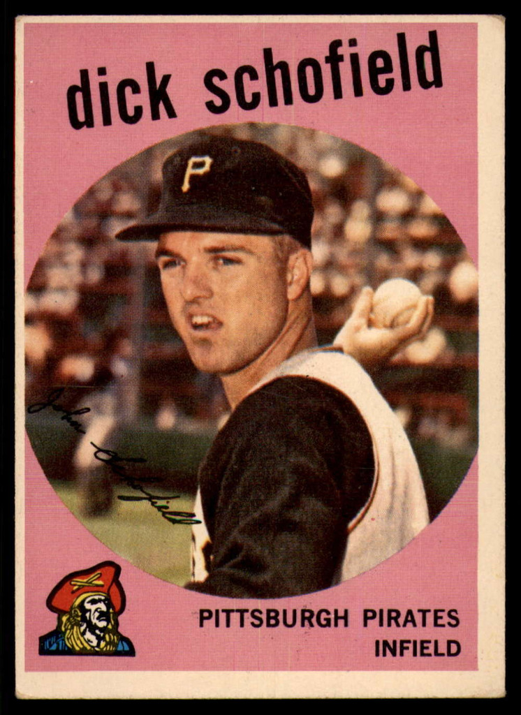 1959 Topps #68 Dick Schofield EX ID: 65919
