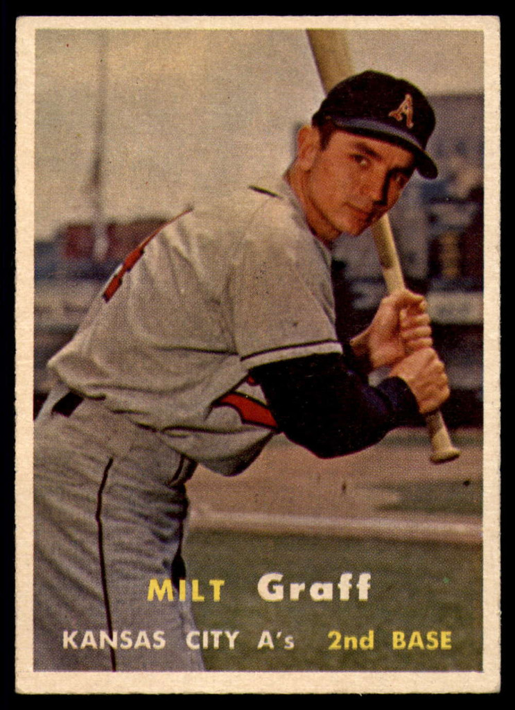 1957 Topps #369 Milt Graff EX++ RC Rookie ID: 84967
