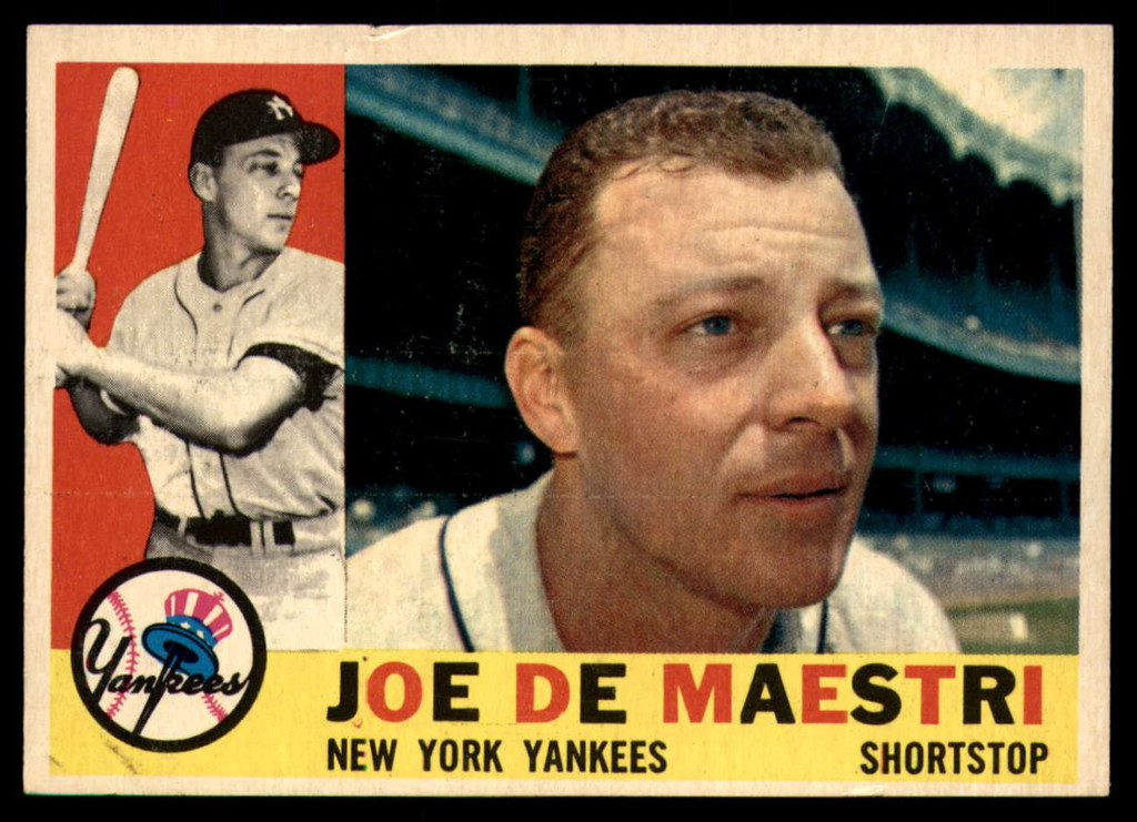 1960 Topps #358 Joe DeMaestri VG 