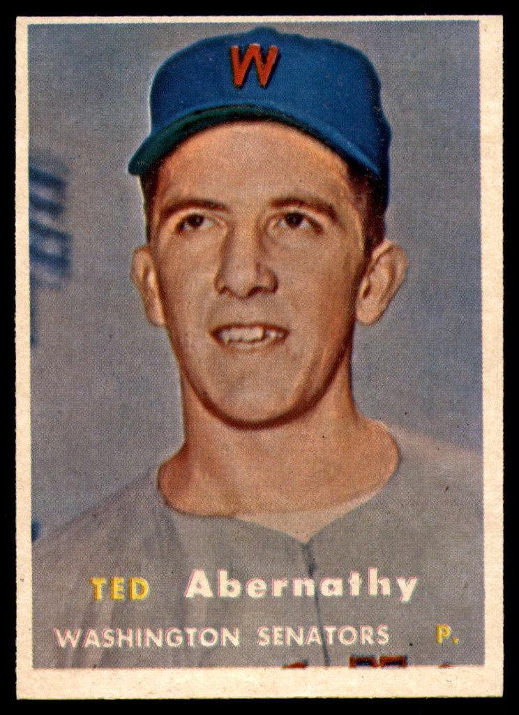 1957 Topps #293 Ted Abernathy NM Near Mint RC Rookie