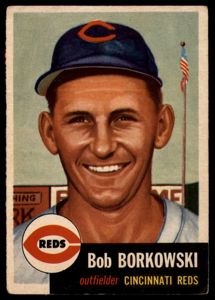 1953 Topps #7 Bob Borkowski DP VG/EX Very Good/Excellent  ID: 115184