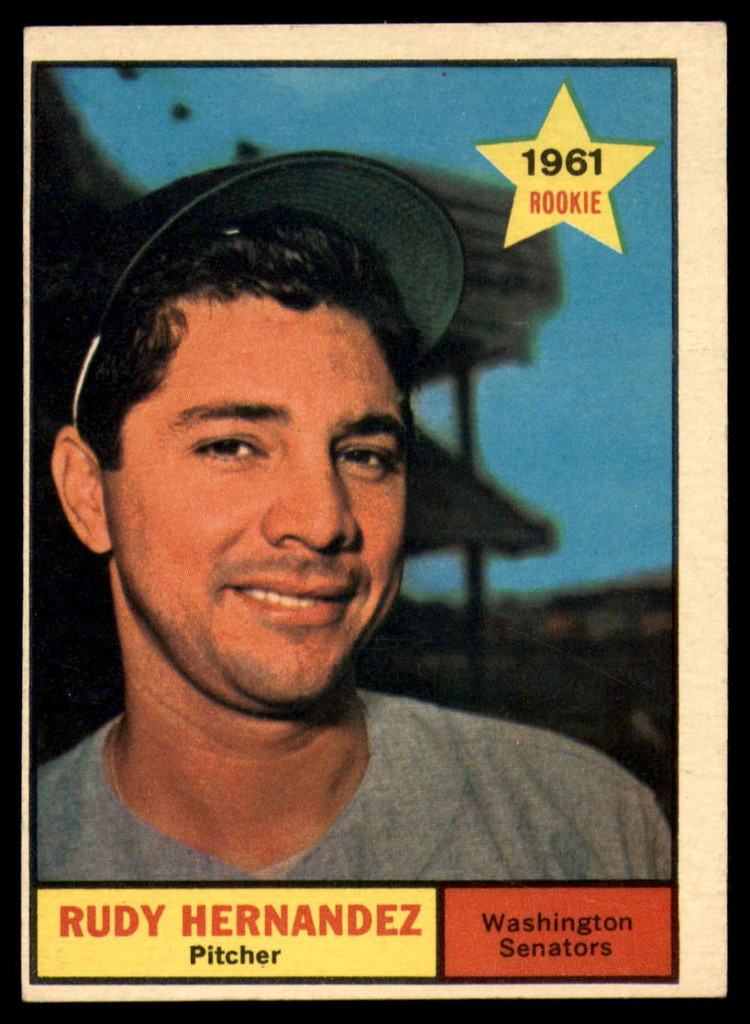 1961 Topps #229 Rudy Hernandez Very Good RC Rookie ID: 135659