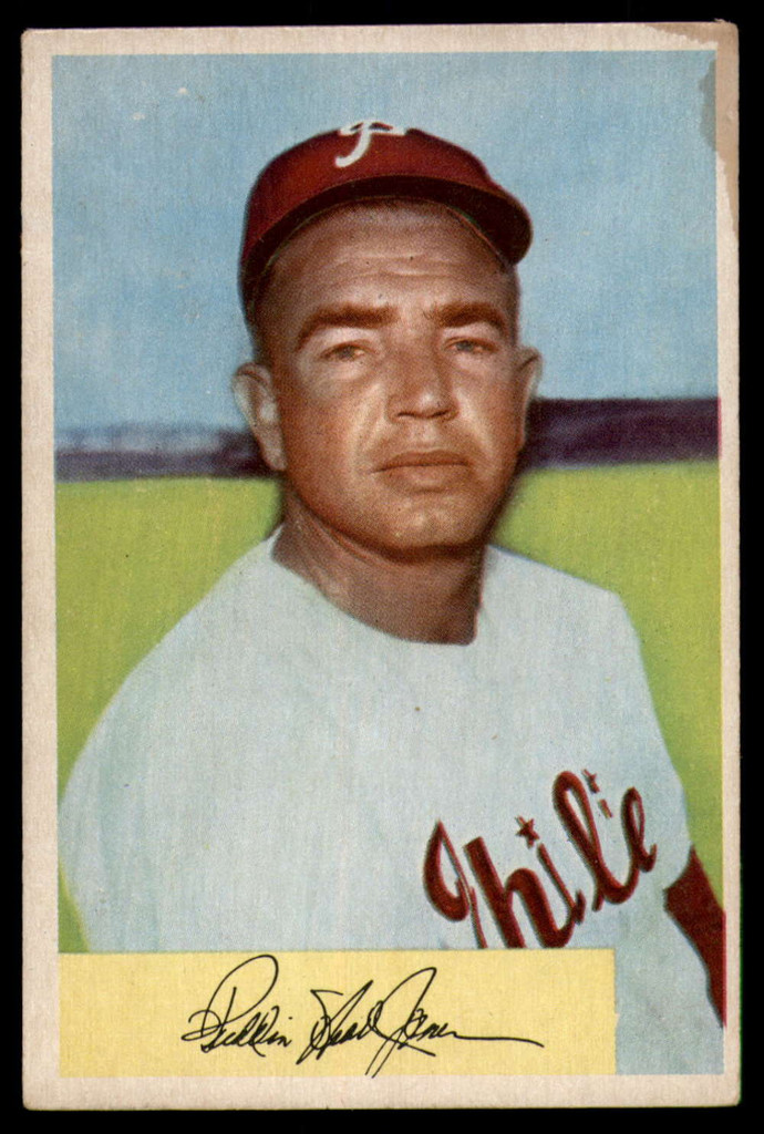 1954 Bowman #143 Willie Jones Very Good 