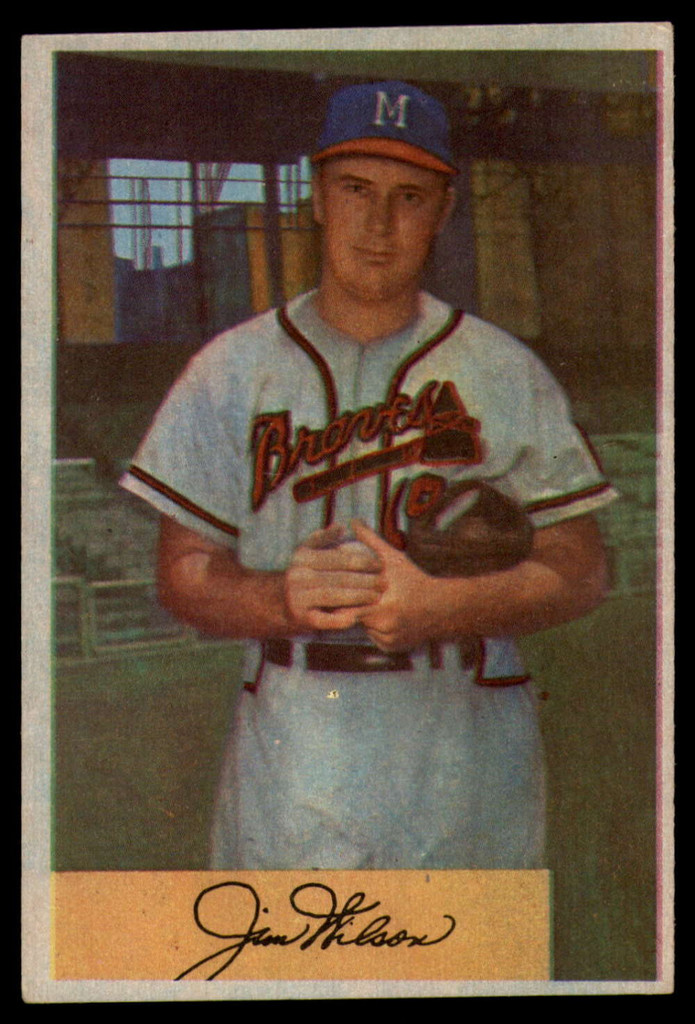 1954 Bowman #16 Jim Wilson Ex-Mint  ID: 159532