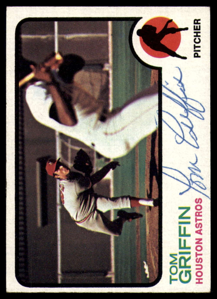 1973 Topps #468 Tom Griffin Signed Auto Autograph 