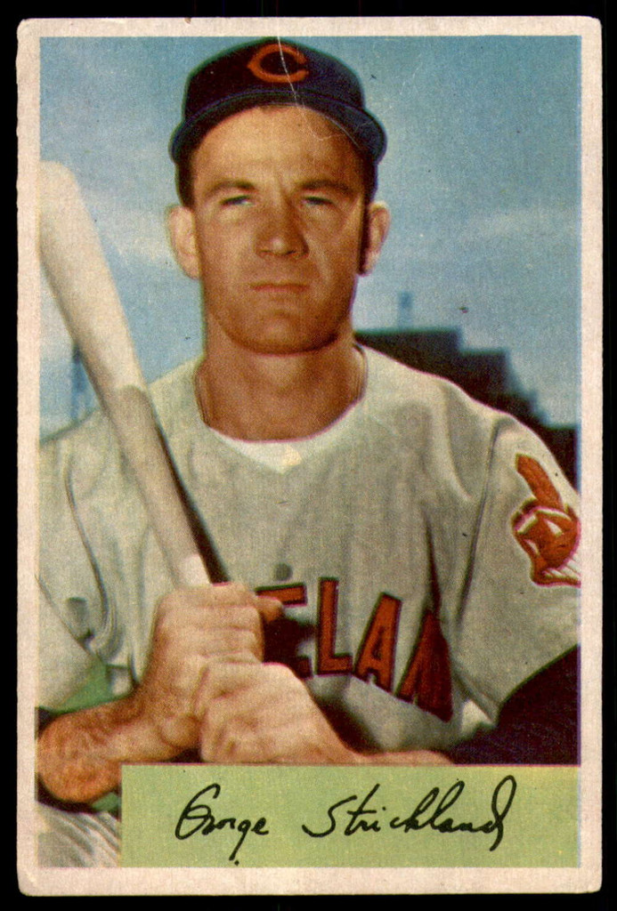 1954 Bowman #36 George Strickland G-VG  ID: 184107