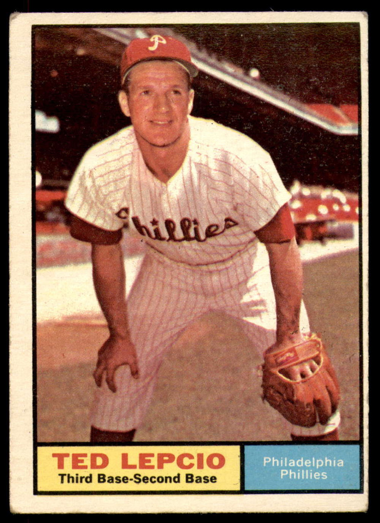 1961 Topps #234 Ted Lepcio Excellent 