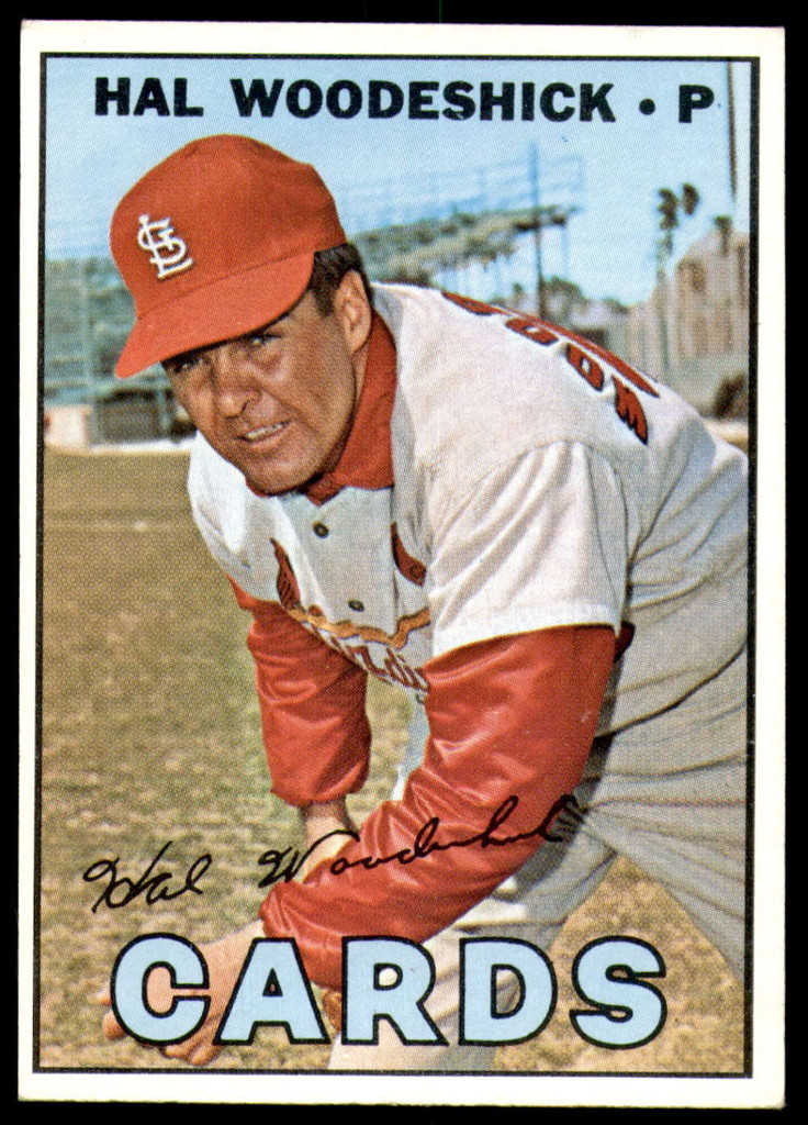 1967 Topps #324 Hal Woodeshick Ex-Mint  ID: 205417