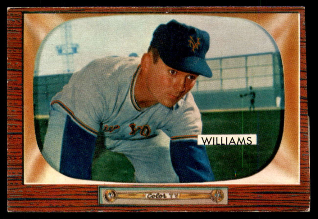 1955 Bowman #138 Davey Williams Poor Trimmed 