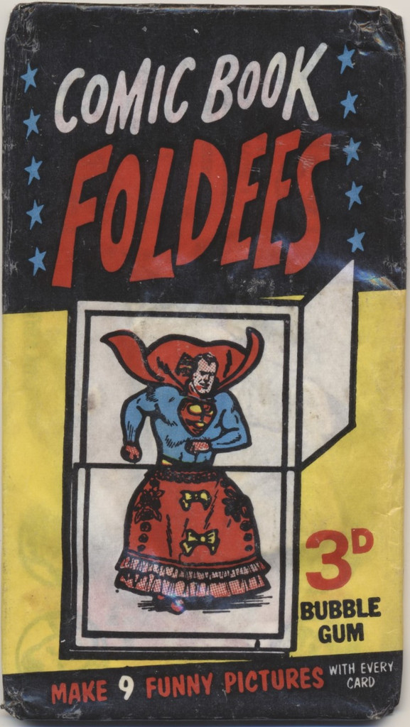 1968  AB&C (England) Comic Book Foldees 3D Unopened Wax Pack REAL TOUGH  #*sku36192