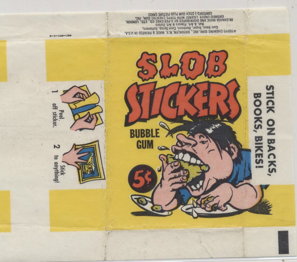 1966 Topps Slob Stickers 5 Cents Wrapper  #*sku36194