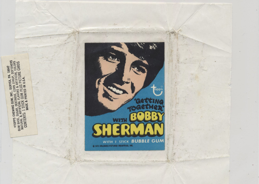 1970 Topps (REST) Bobby Sherman  Wrapper  #*sku36207