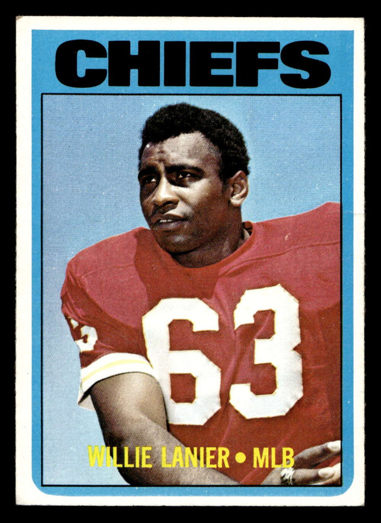 1972 Topps #35 Willie Lanier Excellent+  ID: 409776