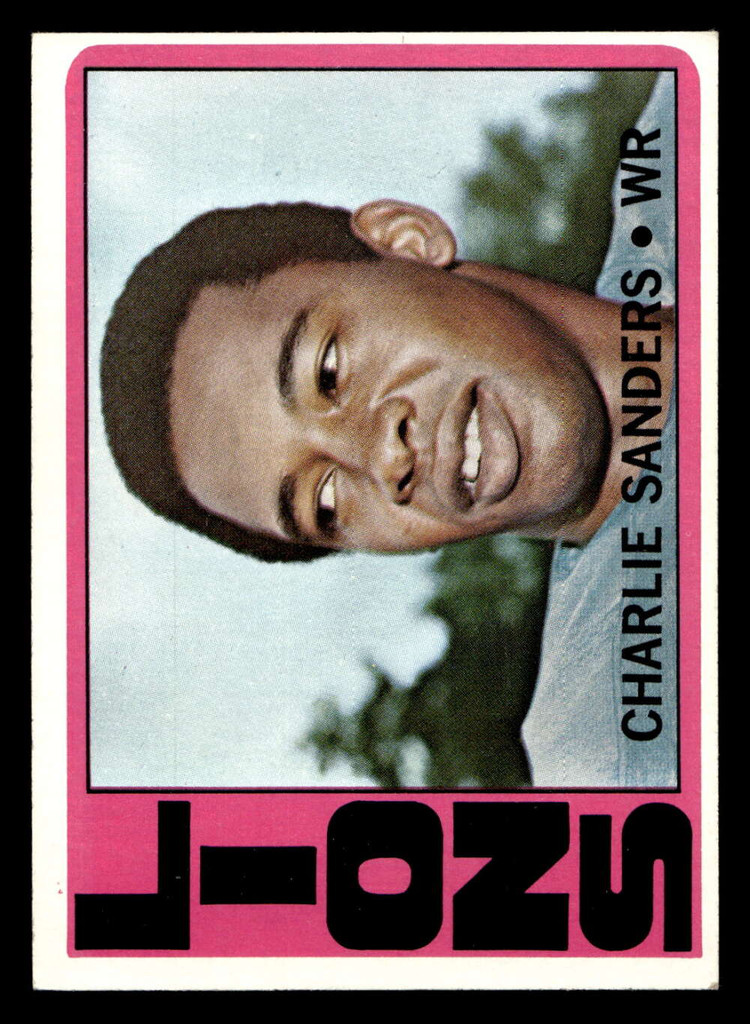 1972 Topps #60 Charlie Sanders Ex-Mint  ID: 409785