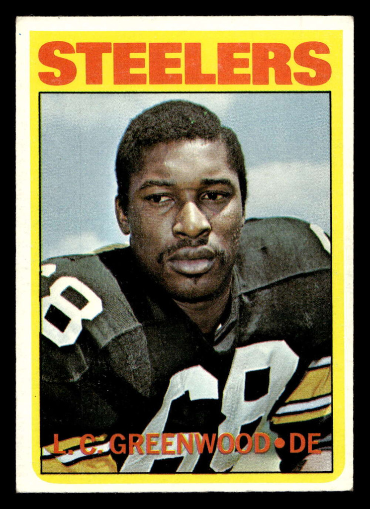 1972 Topps #101 L.C. Greenwood Excellent+ RC Rookie  ID: 409798