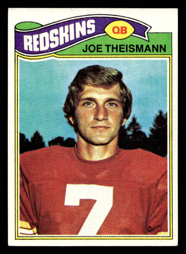 1977 Topps #74 Joe Theismann Near Mint 