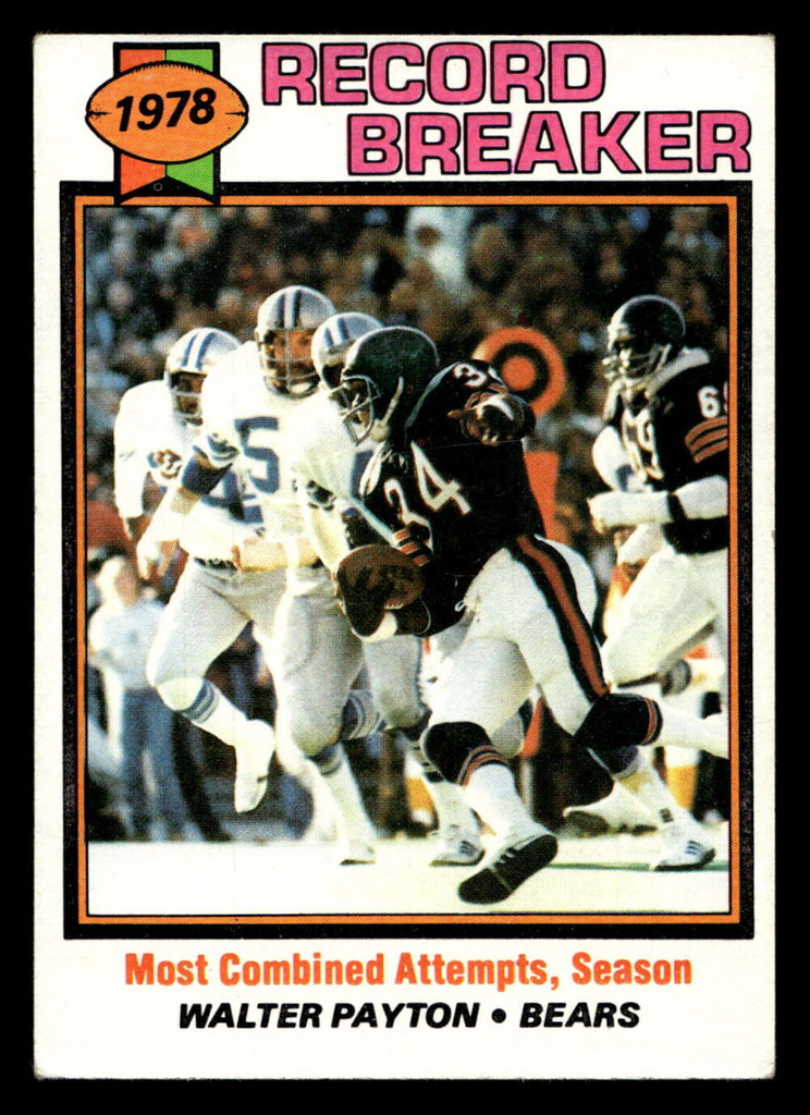 1979 Topps #335 Walter Payton RB Excellent+ 