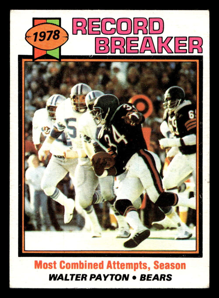 1979 Topps #335 Walter Payton RB Very Good 