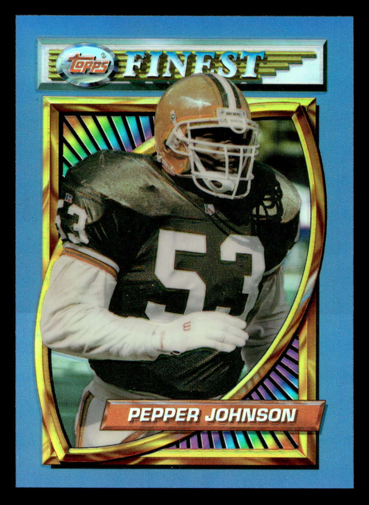 1994 Topps Finest Refractors #61 Pepper Johnson Near Mint 