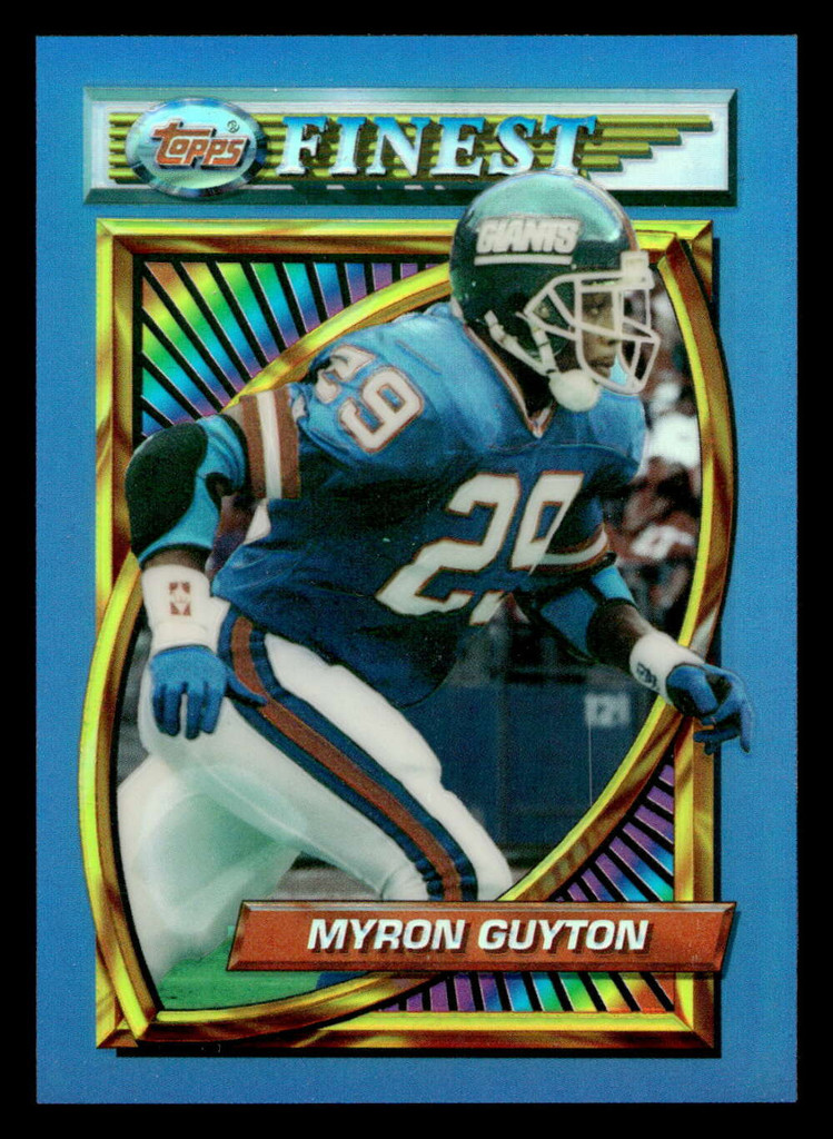 1994 Topps Finest Refractors #88 Myron Guyton Near Mint 