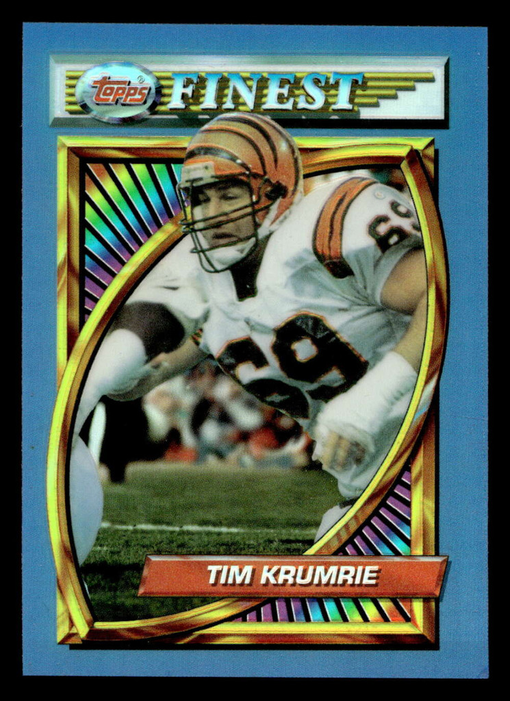 1994 Topps Finest Refractors #100 Tim Krumrie Near Mint 