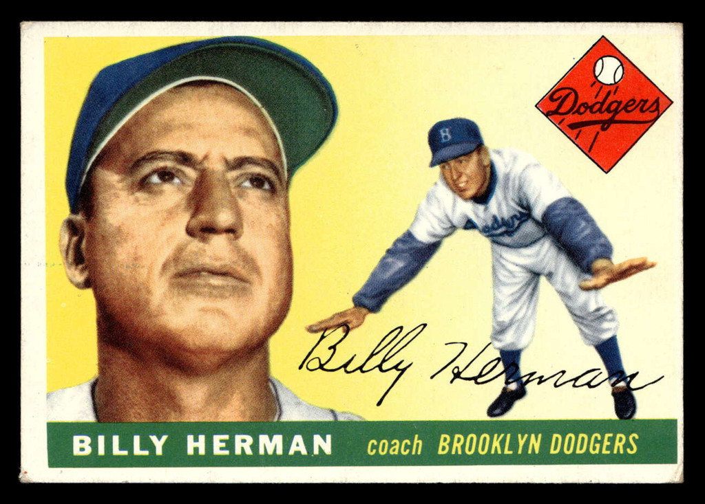 1955 Topps #19 Billy Herman CO Excellent  ID: 410435
