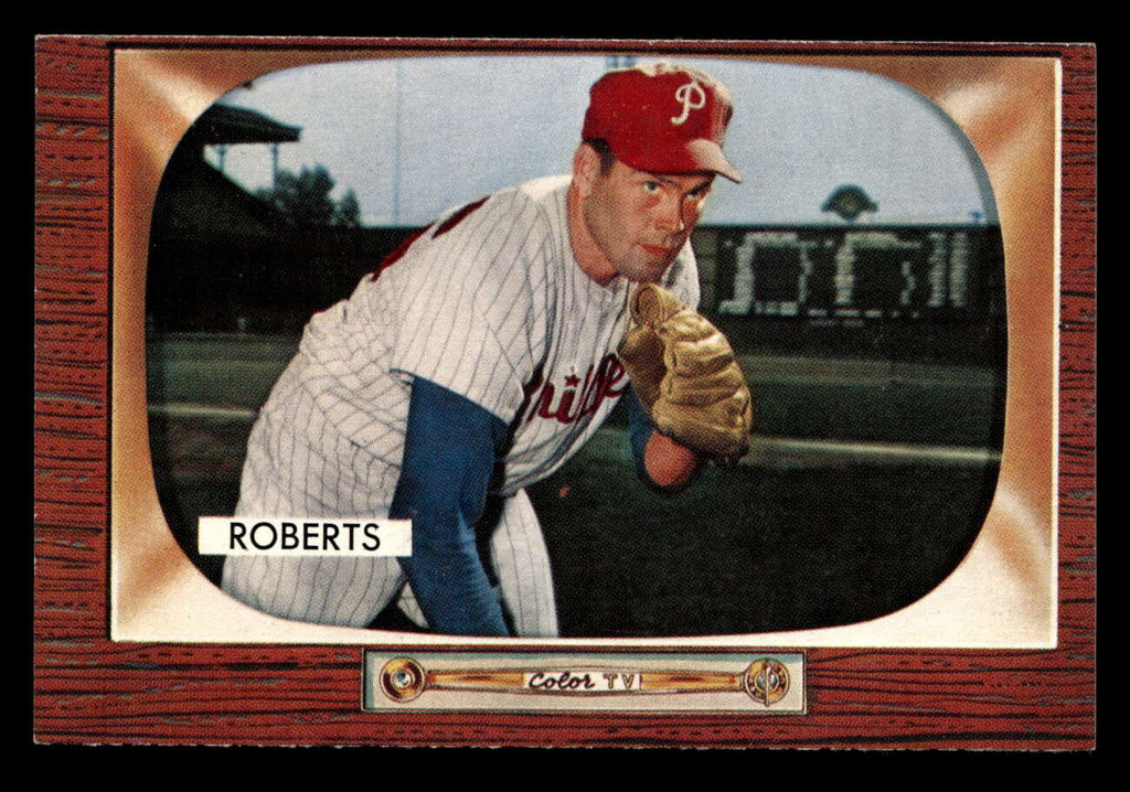 1955 Bowman #171 Robin Roberts Ex-Mint  ID: 410465