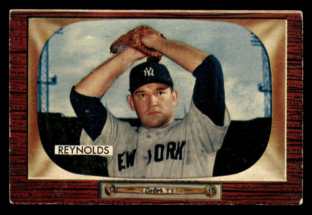 1955 Bowman #201 Allie Reynolds VG-EX 