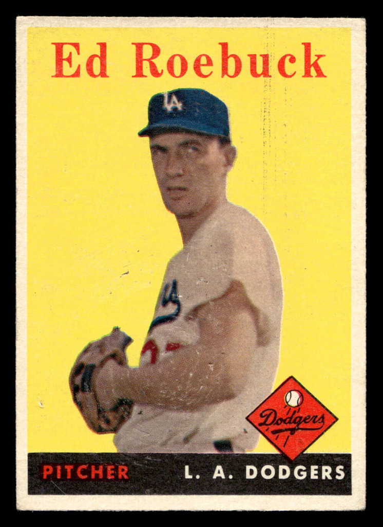 1958 Topps #435 Ed Roebuck Very Good  ID: 410542