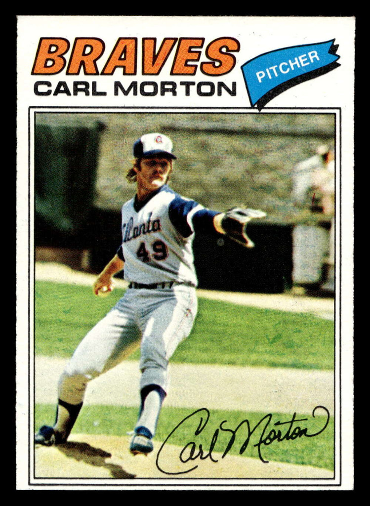 1977 Topps #24 Carl Morton Near Mint+ 