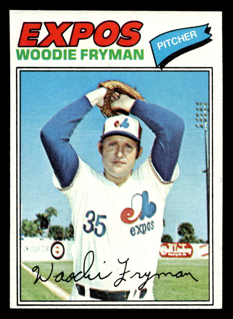 1977 Topps #28 Woodie Fryman Near Mint 