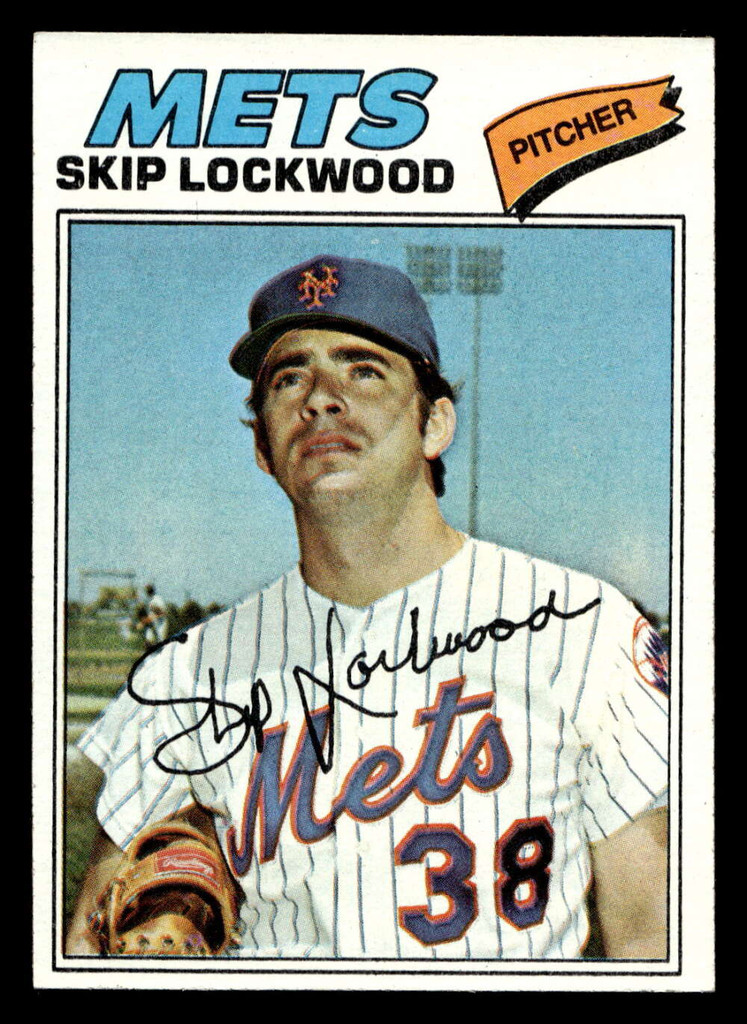 1977 Topps #65 Skip Lockwood Near Mint+ 