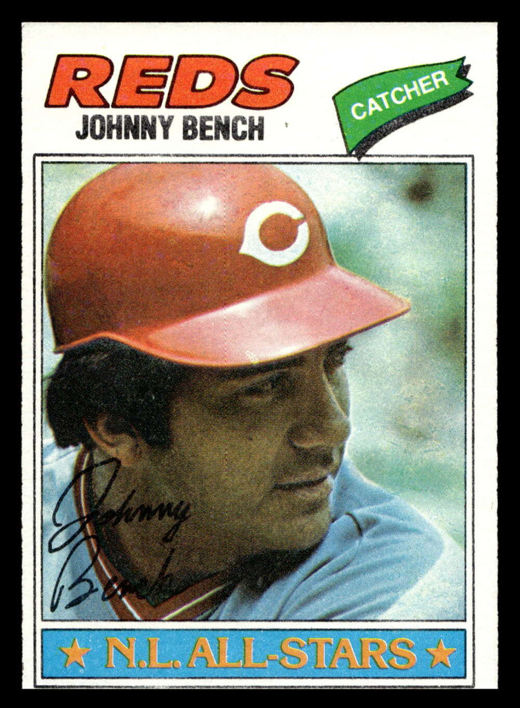 1977 Topps #70 Johnny Bench Near Mint+  ID: 412089