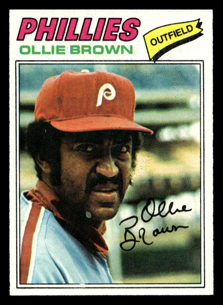 1977 Topps #84 Ollie Brown Near Mint 