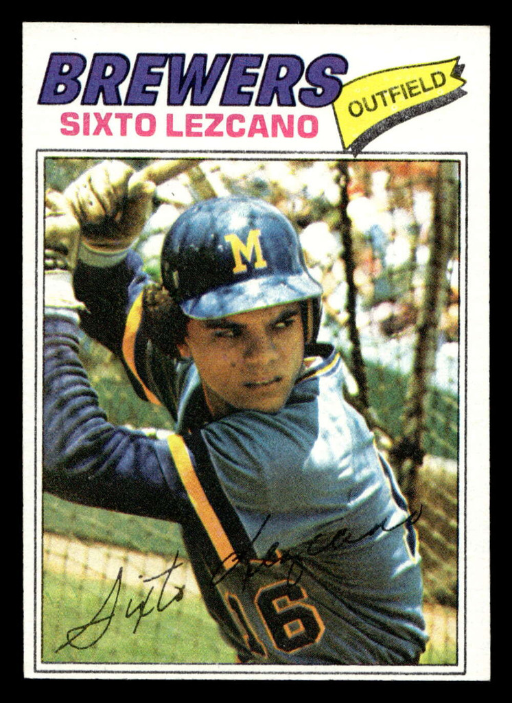 1977 Topps #185 Sixto Lezcano Near Mint 