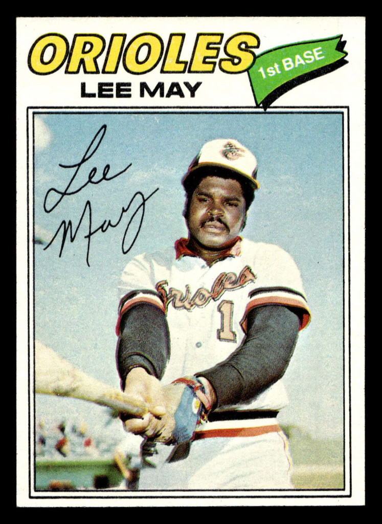 1977 Topps #380 Lee May Near Mint+ 